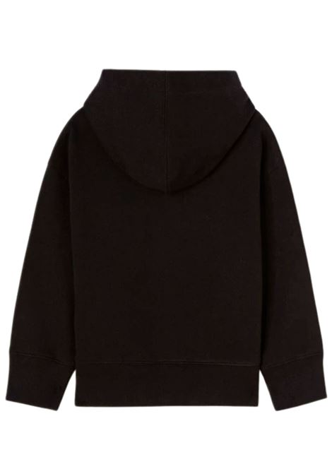 Felpa unisex nera in cotone PALM ANGELS | PBB003C99FLE004/DELNERO